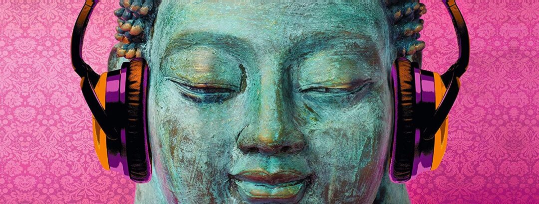 Tablou Canvas Buddha Music 57 x 150 cm 1