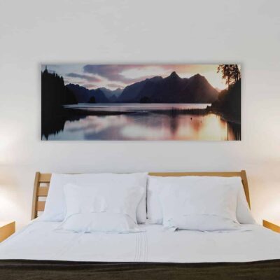 Tablou Canvas Lac Montan 57 x 150 cm GCN25558
