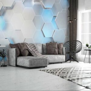 Living Tapet 3D Hexagon Abstract